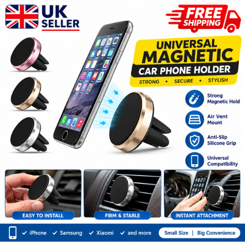 Car magnetic phone holder air - magnetic,
