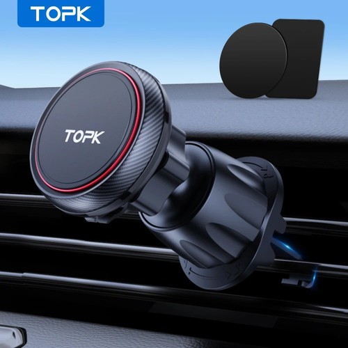 Magnetic car phone holder - car,
