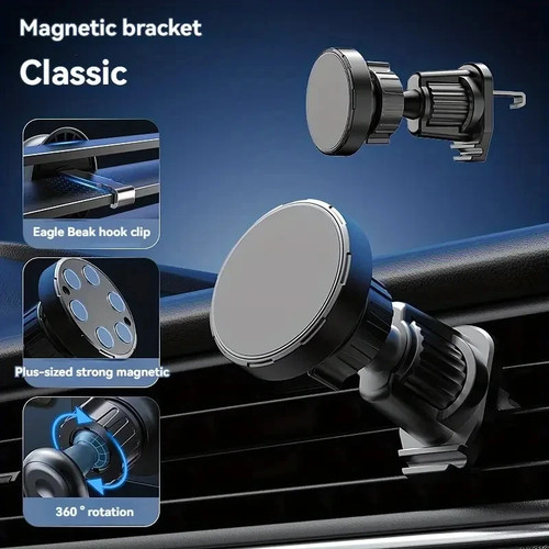 Car magnetic phone holder - magnetic, air