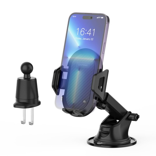 Car phone holder with suction - holder,