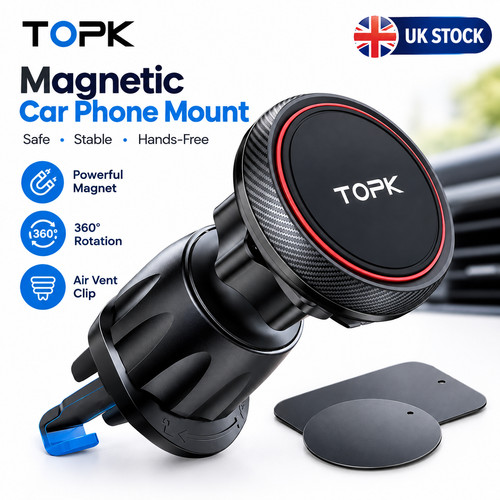 Magnetic car phone - car, air
