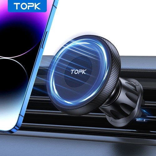 Magnetic car phone holder - car,